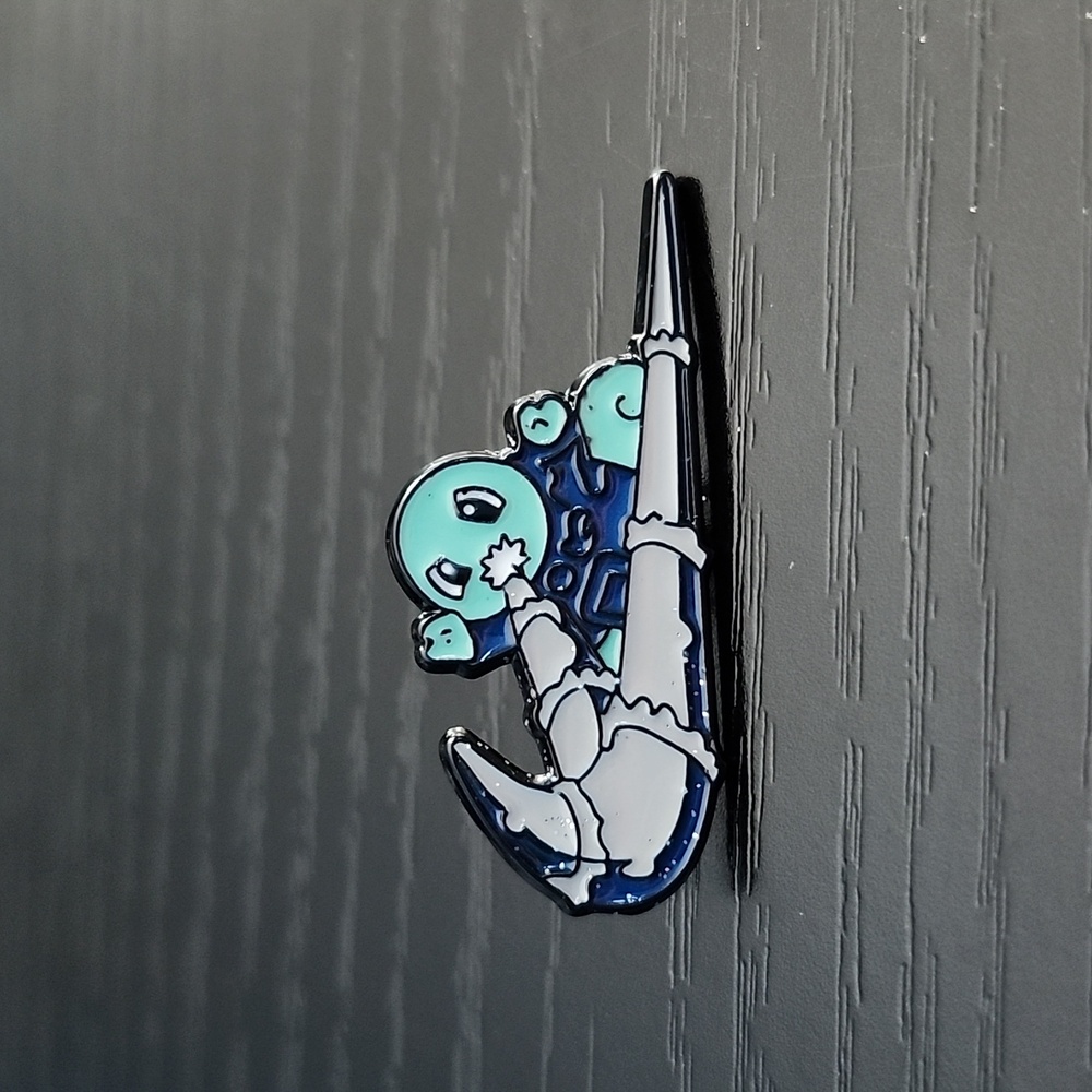 Pokemon Squirtle with Swoosh Enamel Pin